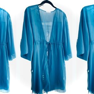 CABANA LIFE | M | Beach Kimono Butterfly Handkerchief Tropical Tassel Dress LOT